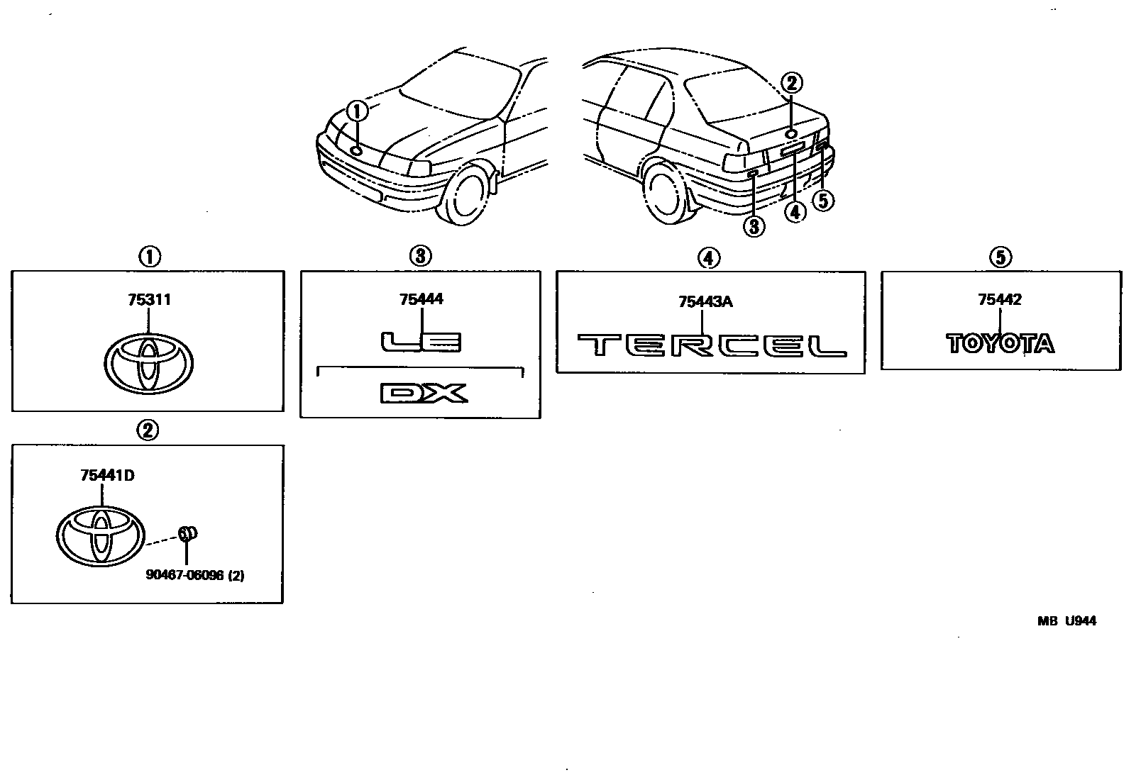 Parts diagram