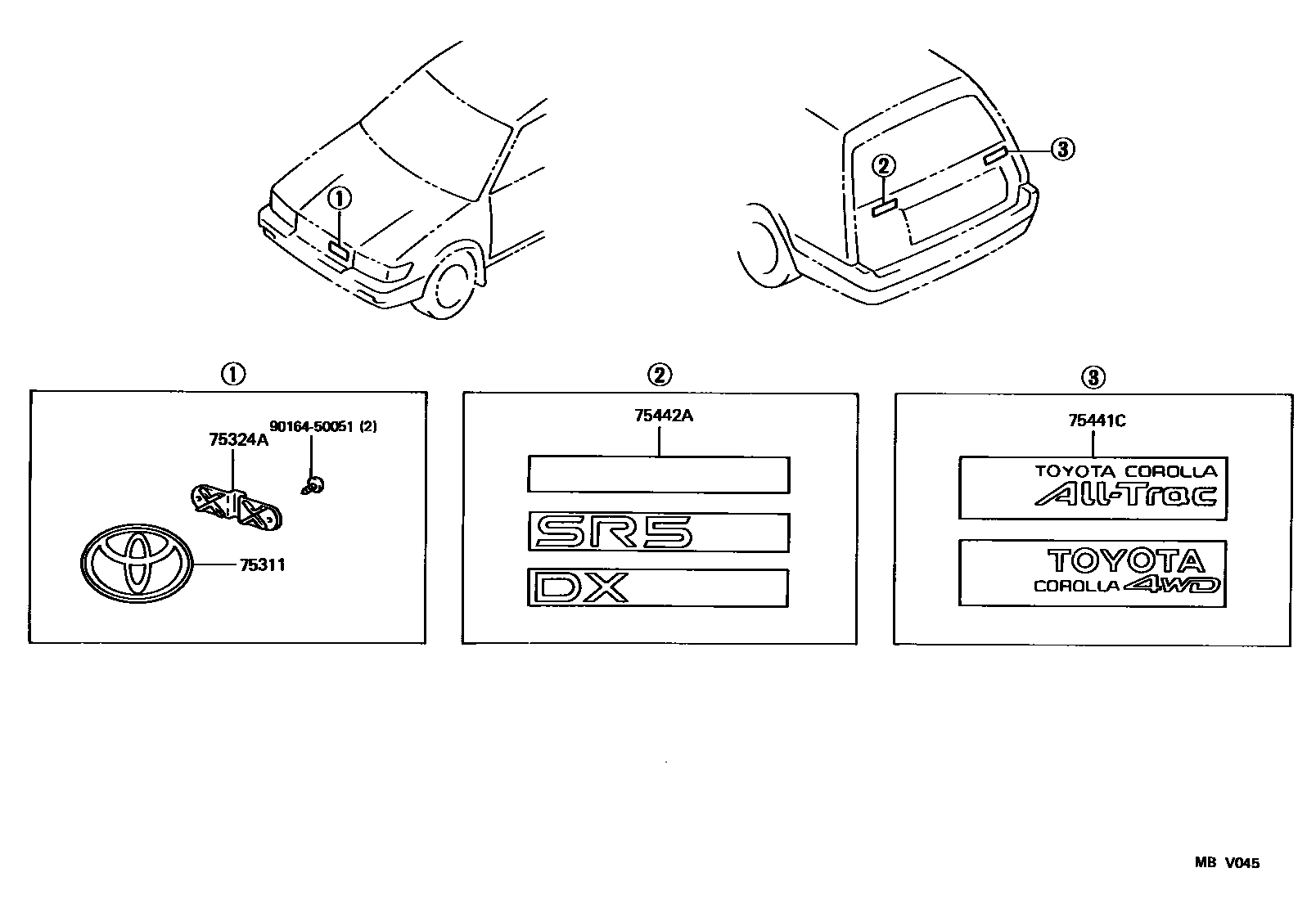 Parts diagram