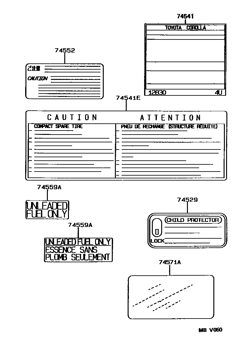 Parts diagram