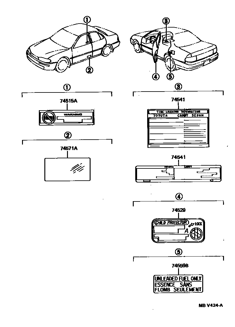 Parts diagram