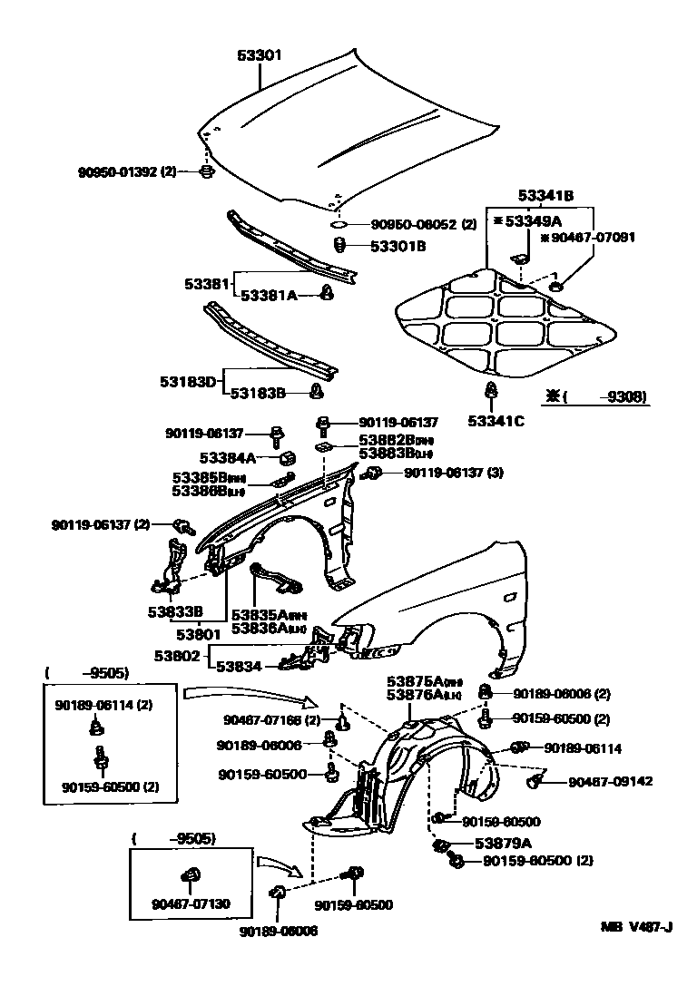Parts diagram