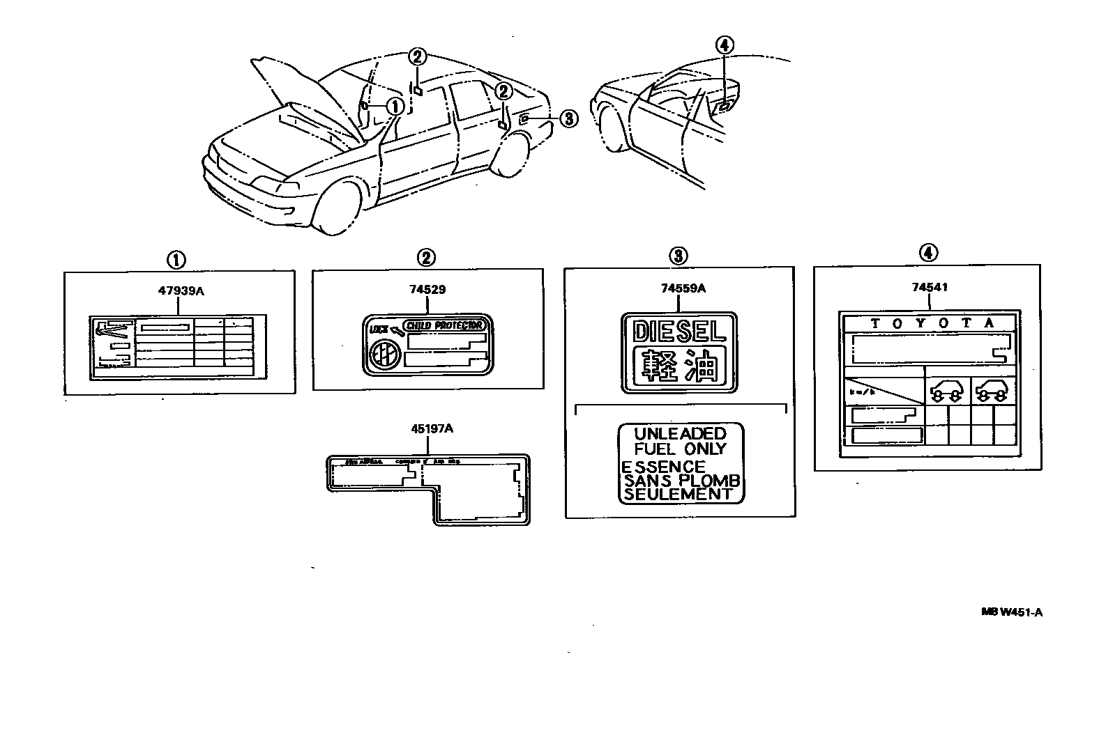 Parts diagram
