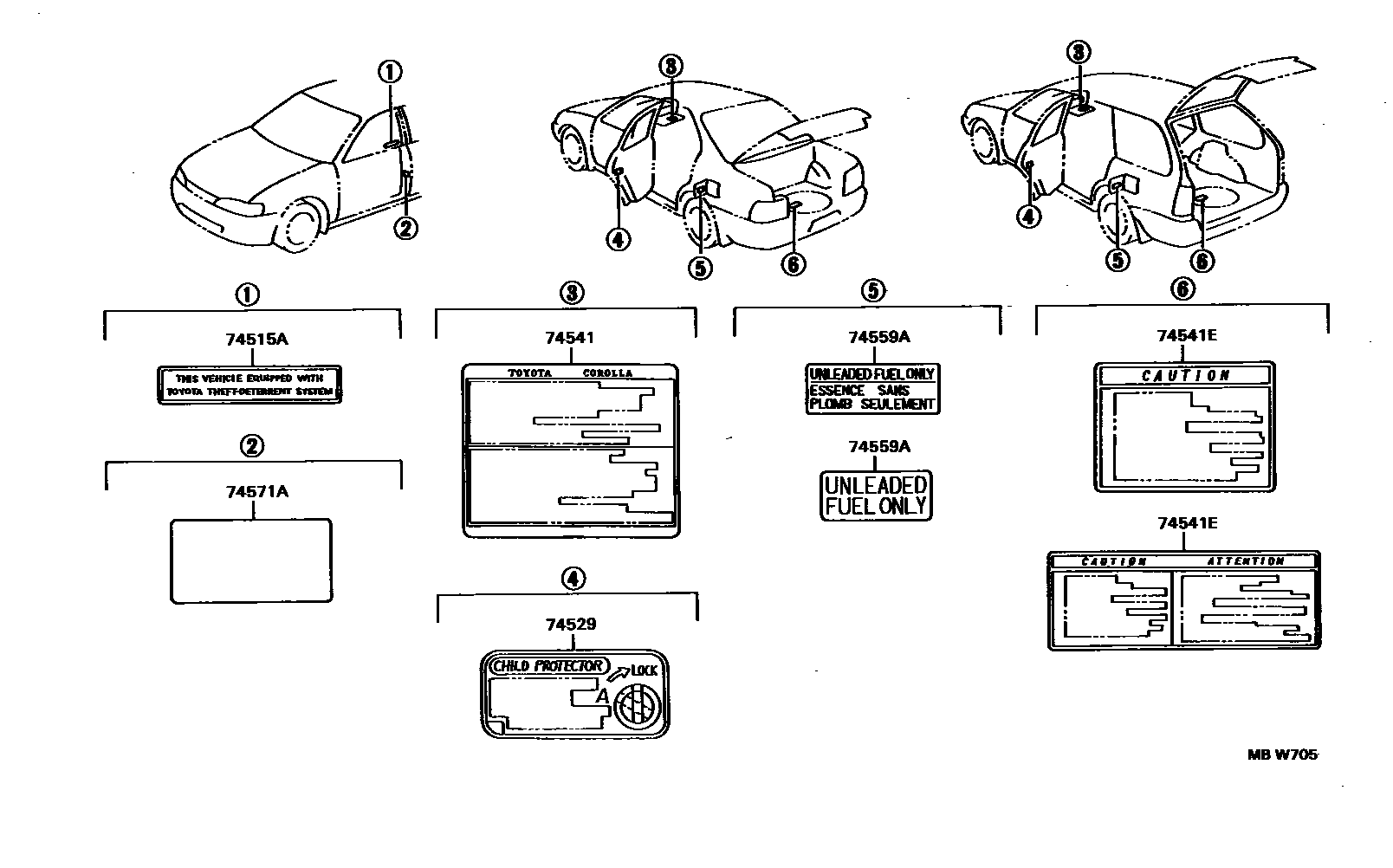 Parts diagram