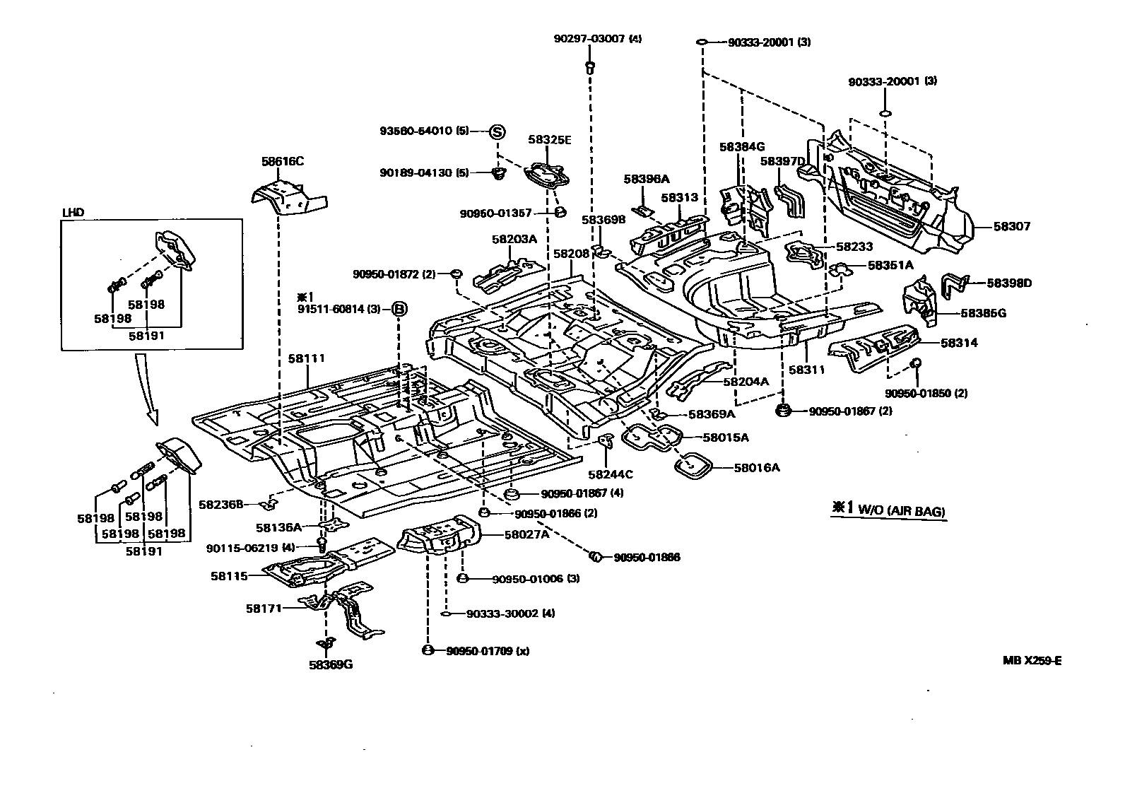 Parts diagram