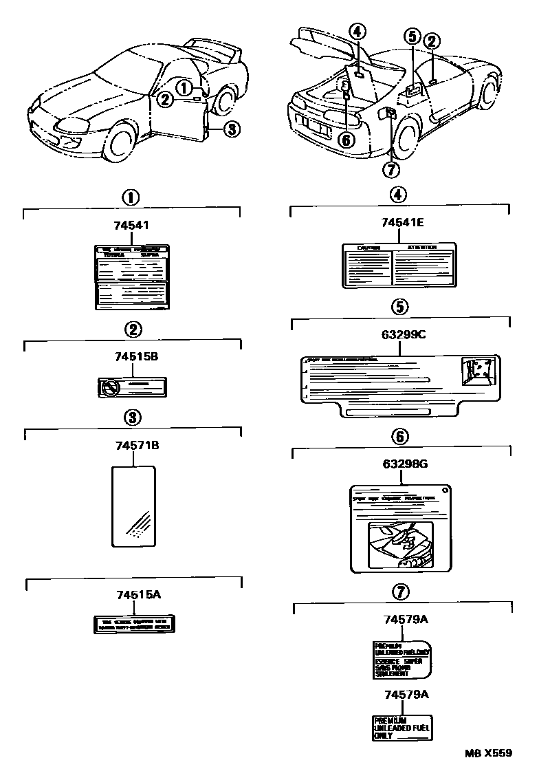 Parts diagram