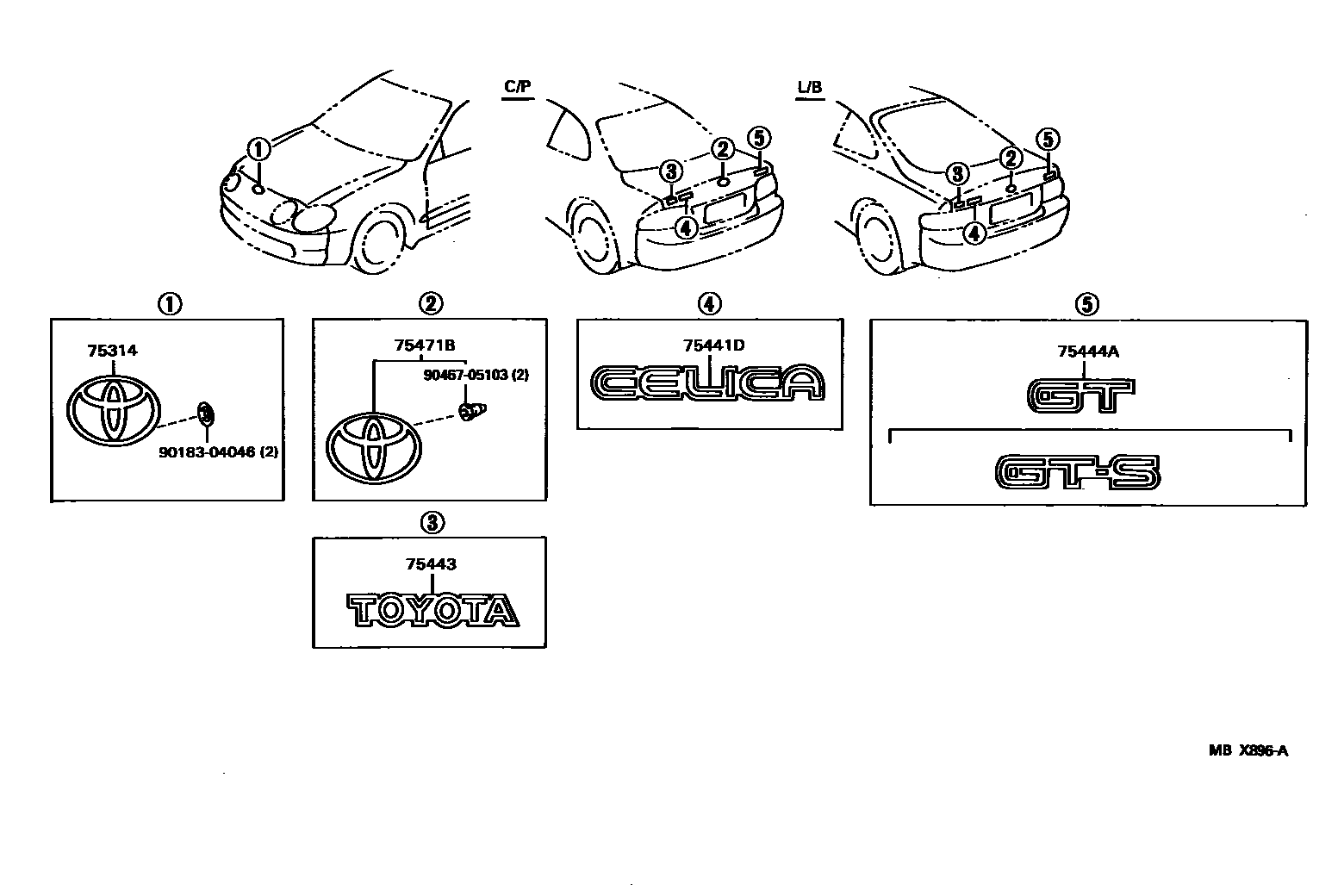 Parts diagram