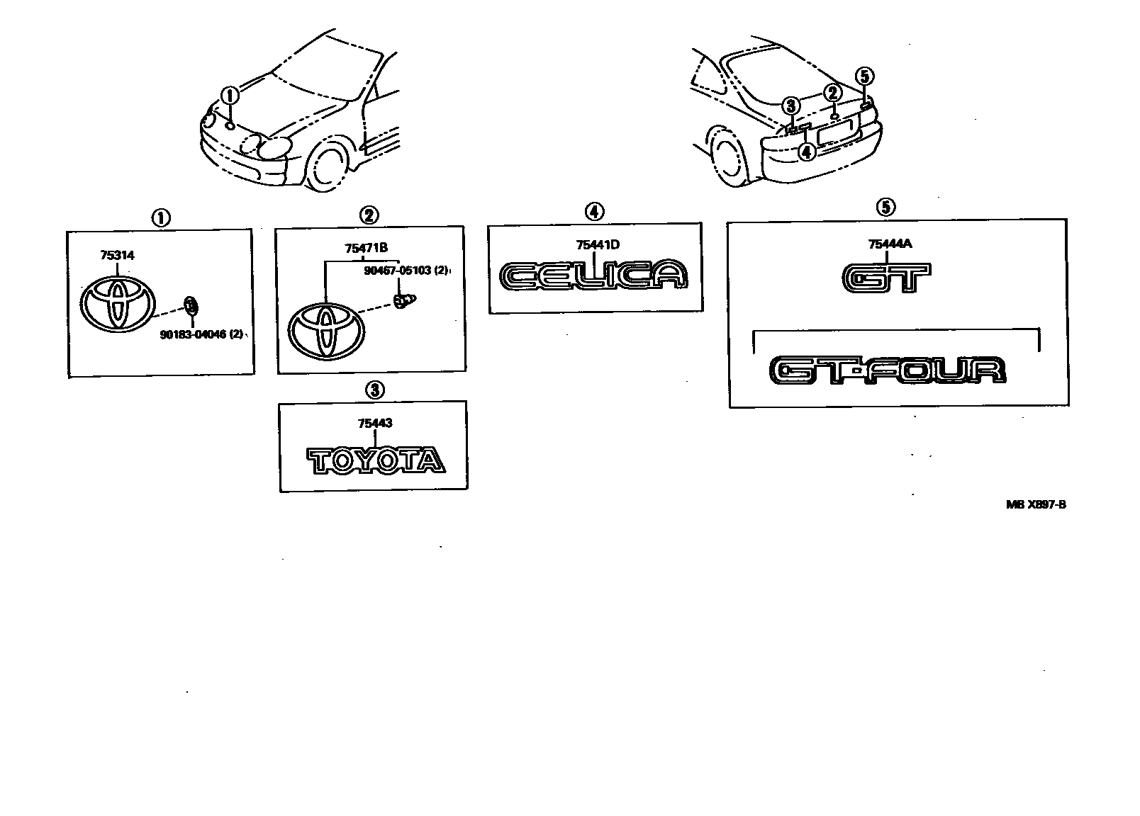 Parts diagram
