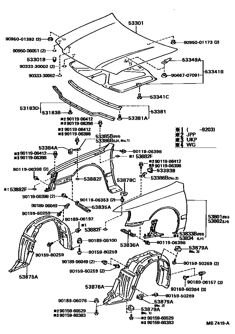 Parts diagram