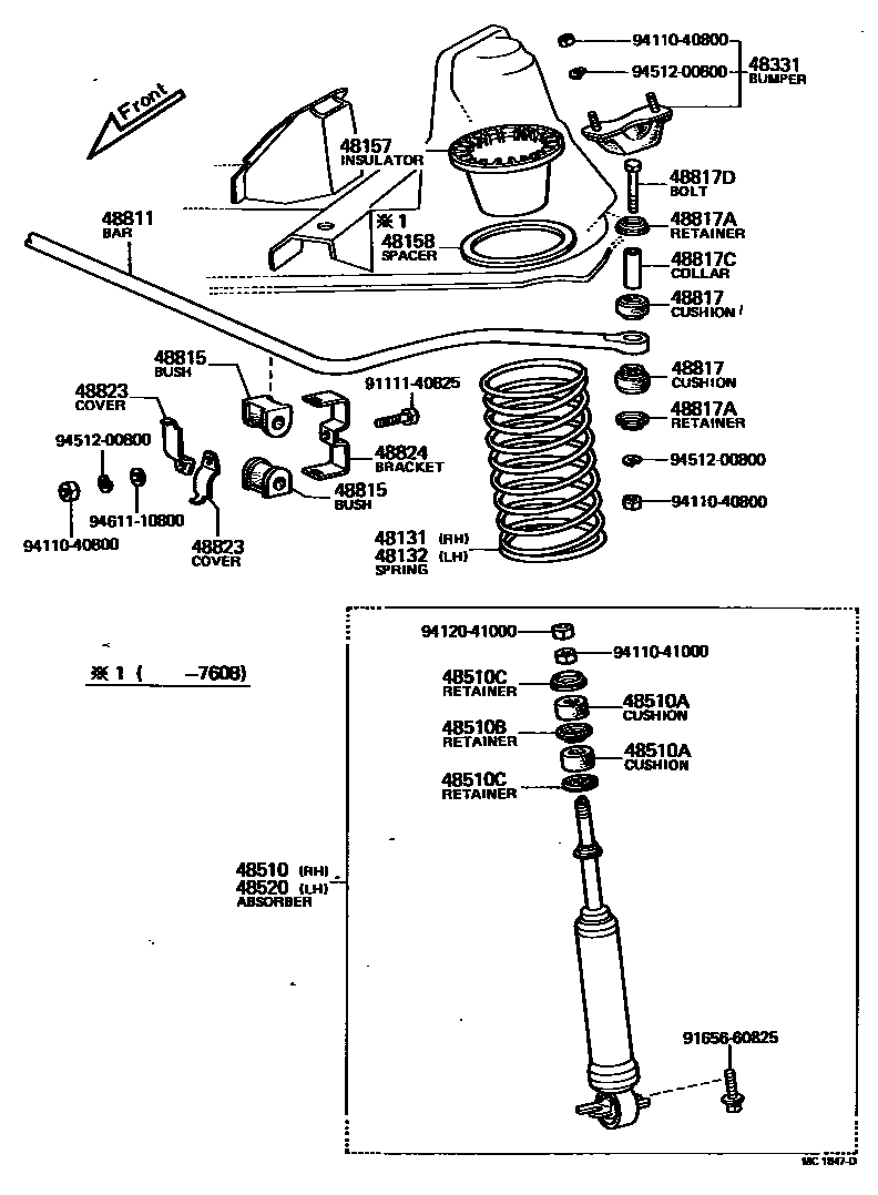 Parts diagram
