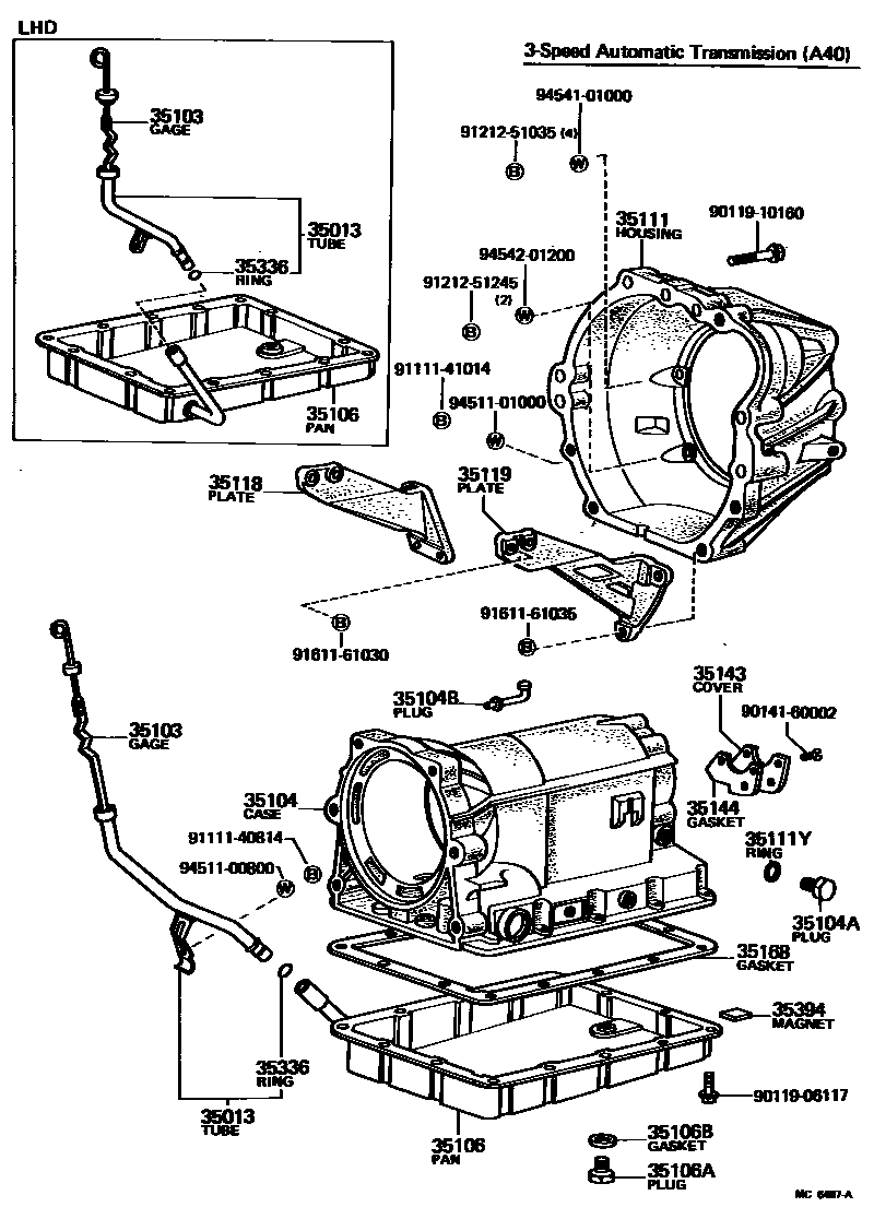 Parts diagram