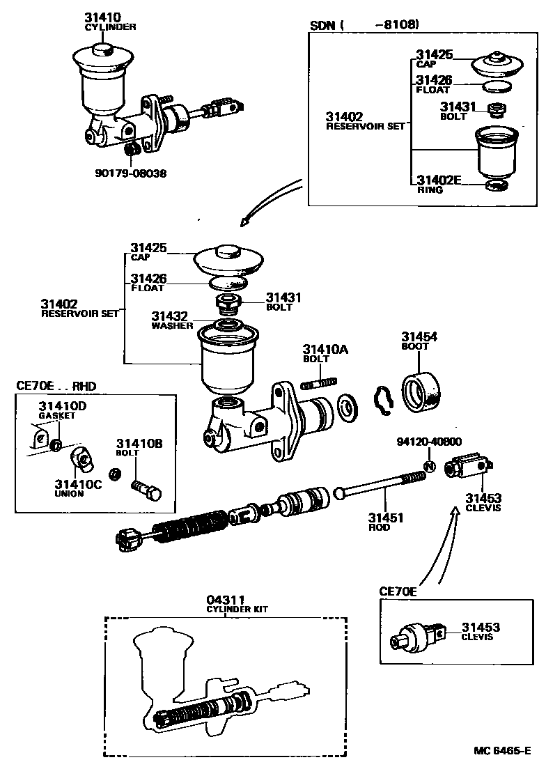 Parts diagram
