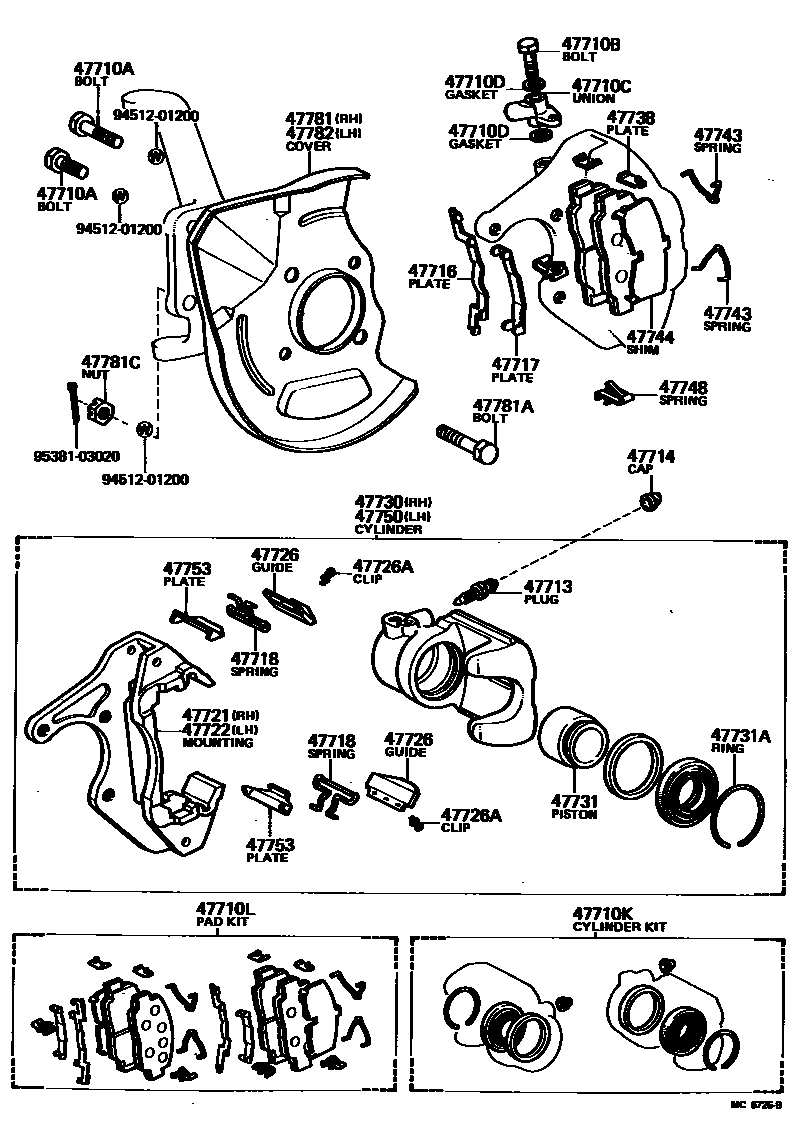Parts diagram
