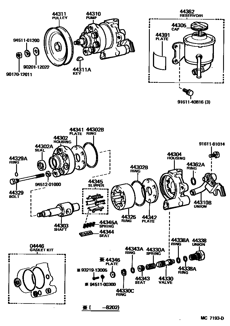 Parts diagram