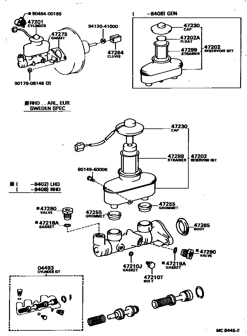 Parts diagram