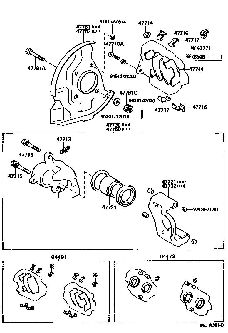 Parts diagram