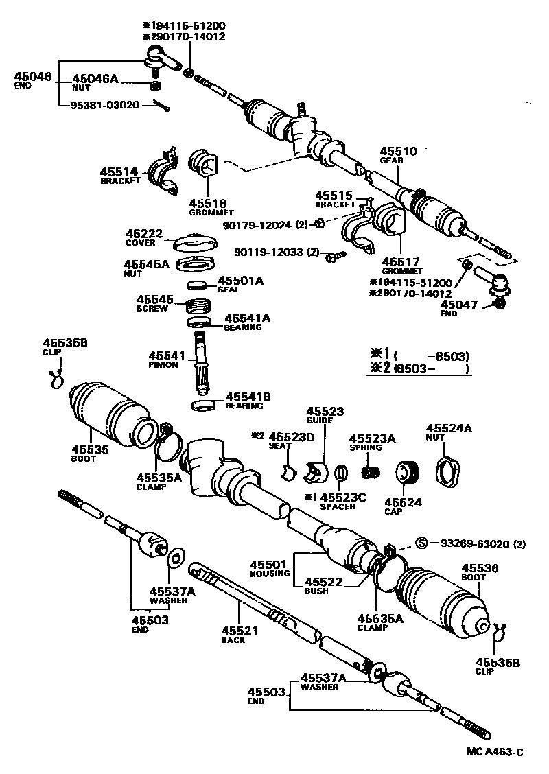 Parts diagram