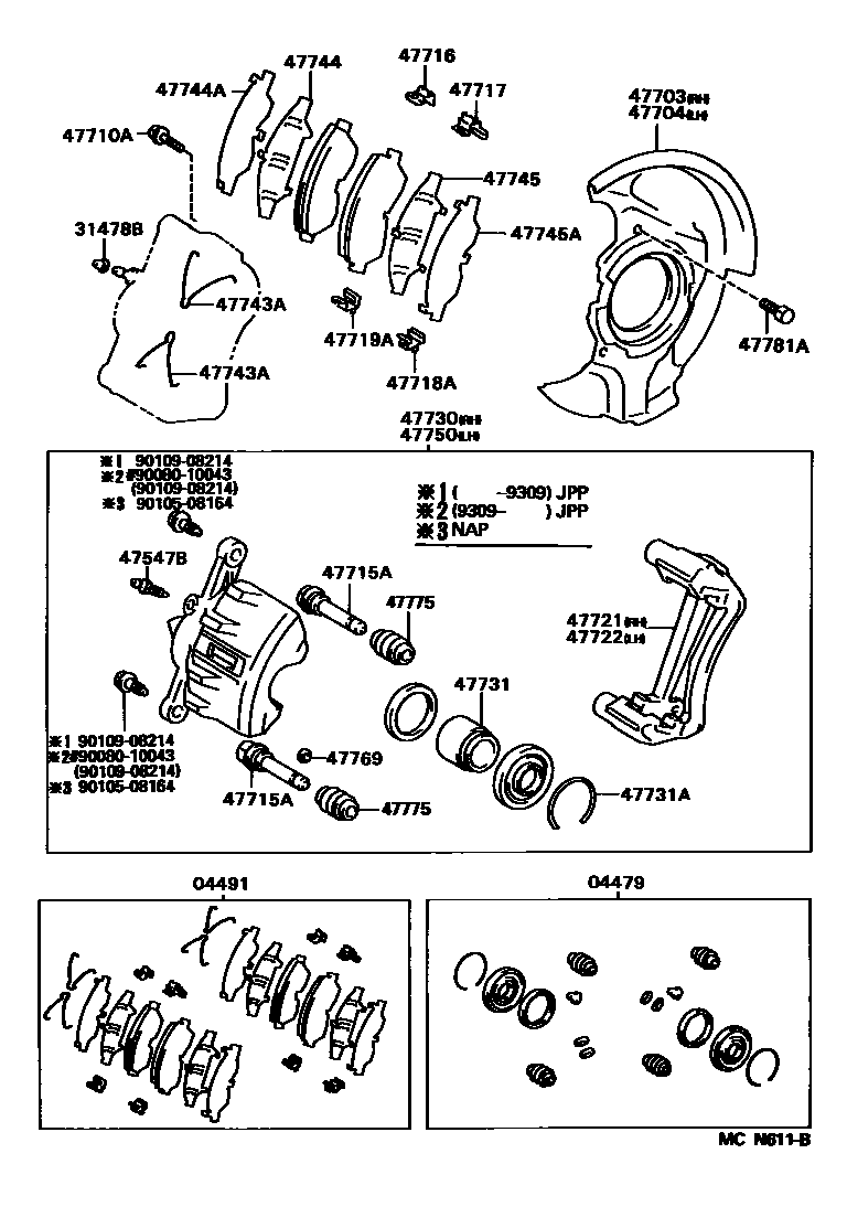 Parts diagram
