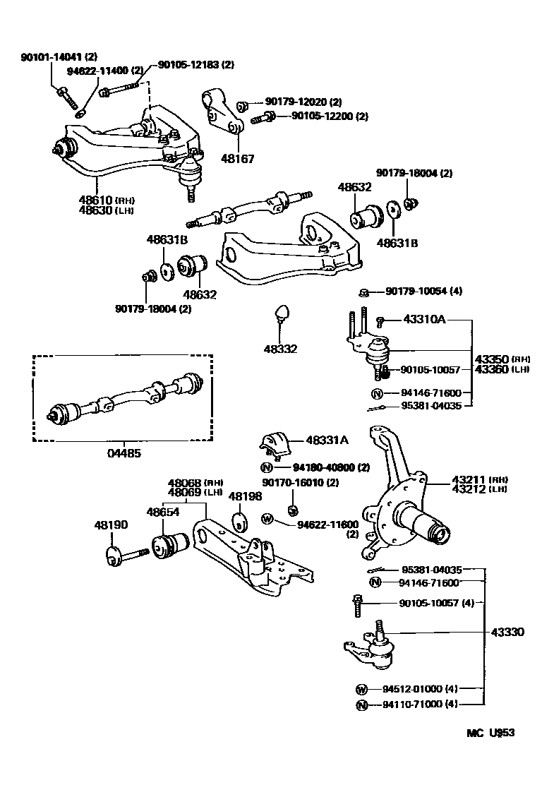 Parts diagram