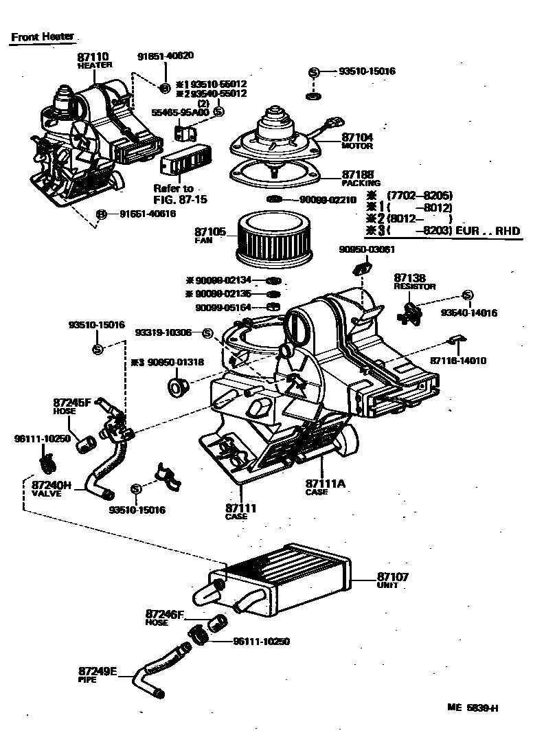 Parts diagram