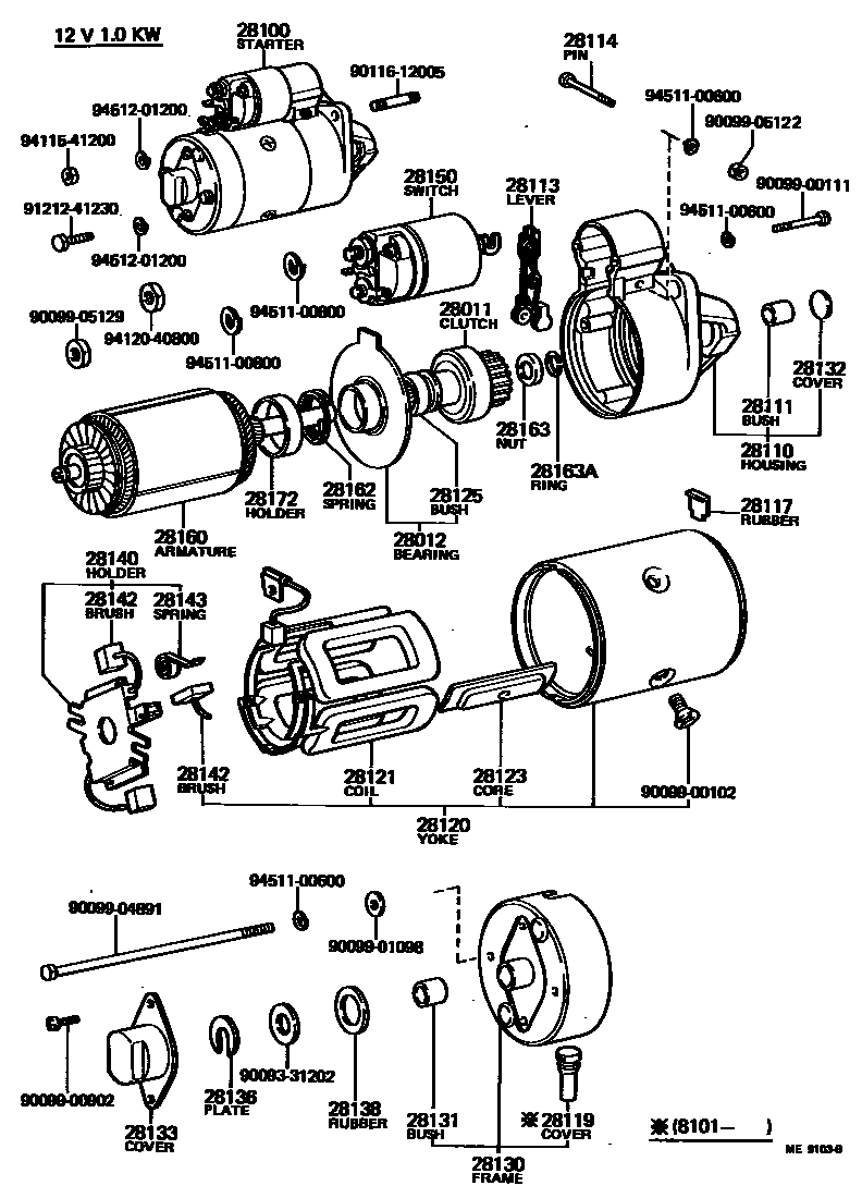 Parts diagram
