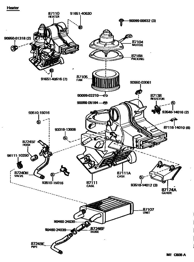 Parts diagram