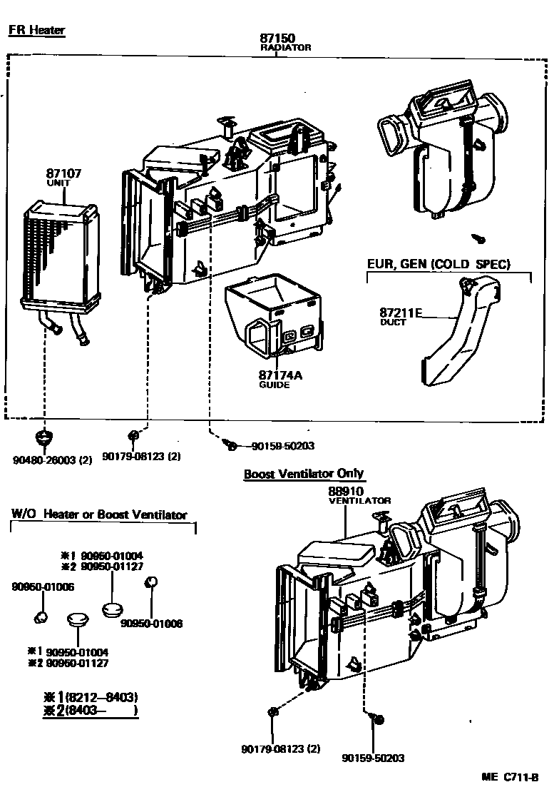 Parts diagram
