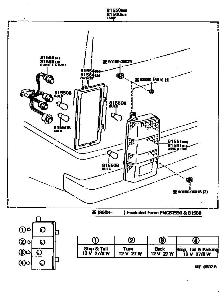 Parts diagram