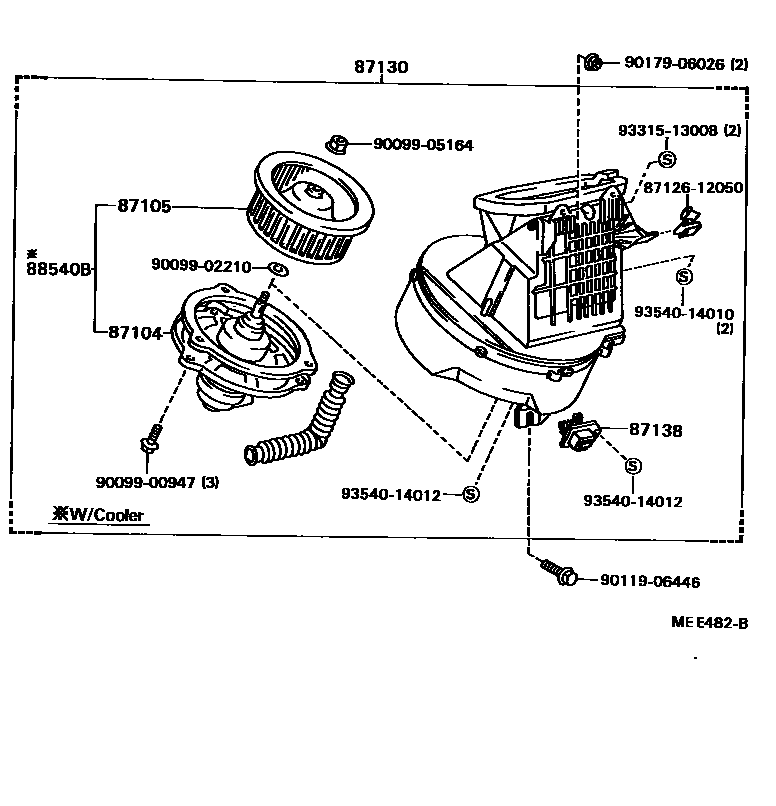 Parts diagram
