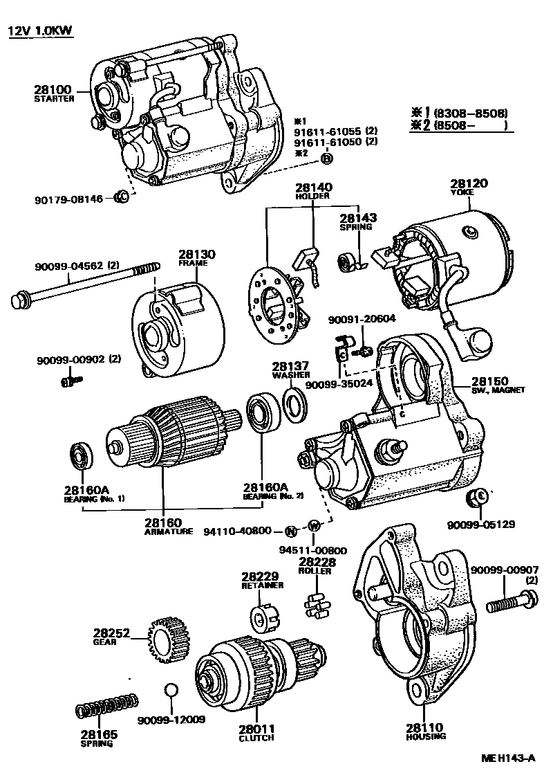 Parts diagram