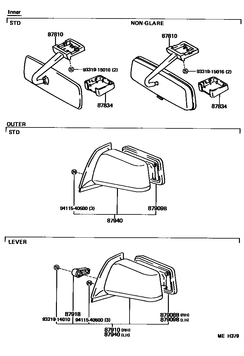 Parts diagram