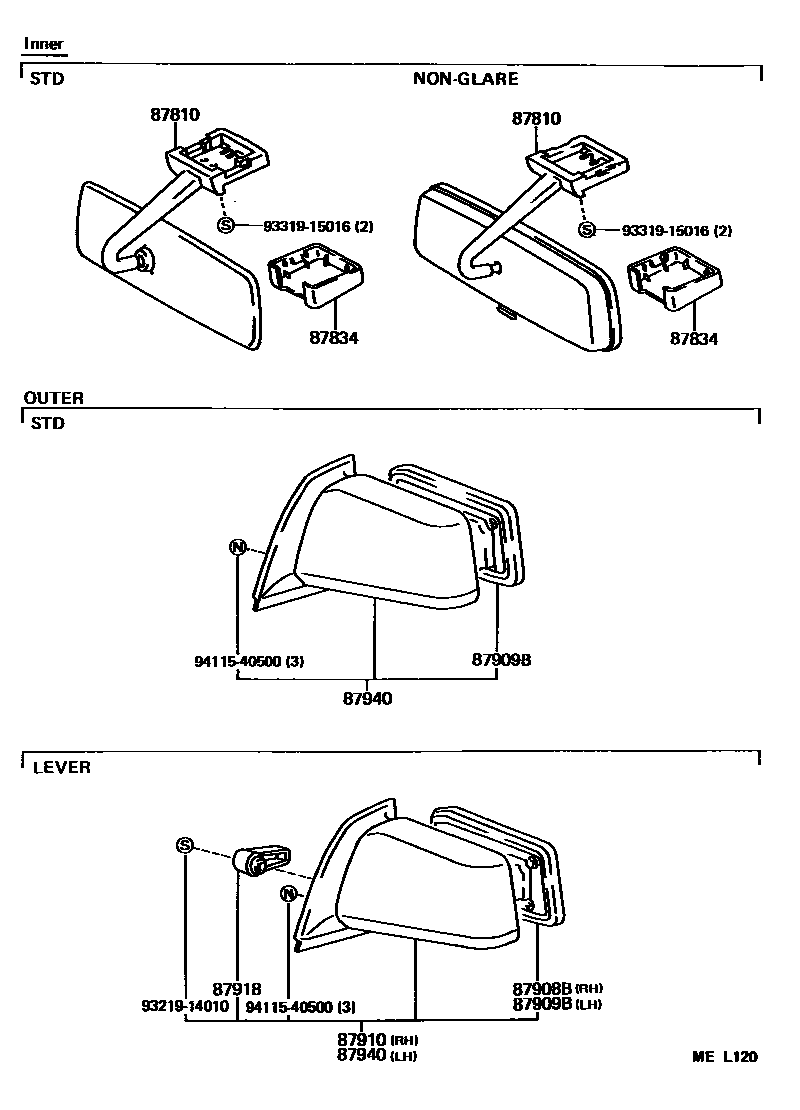 Parts diagram