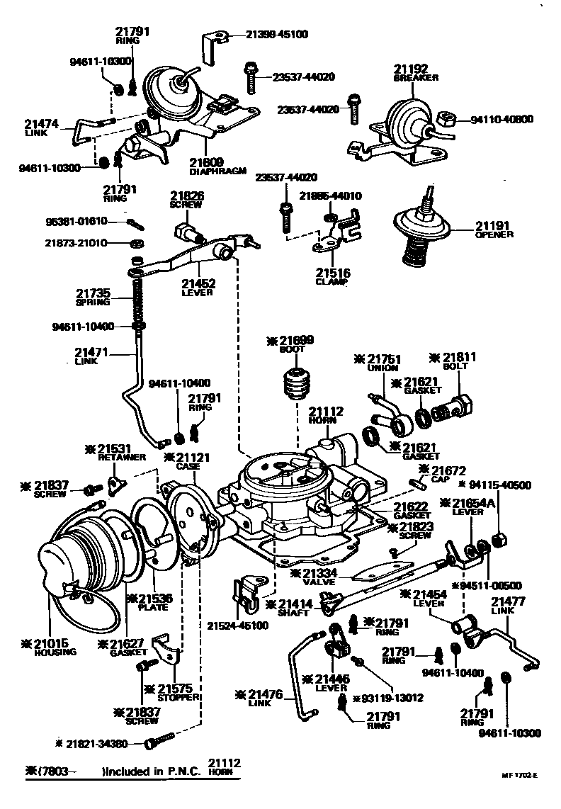 Parts diagram