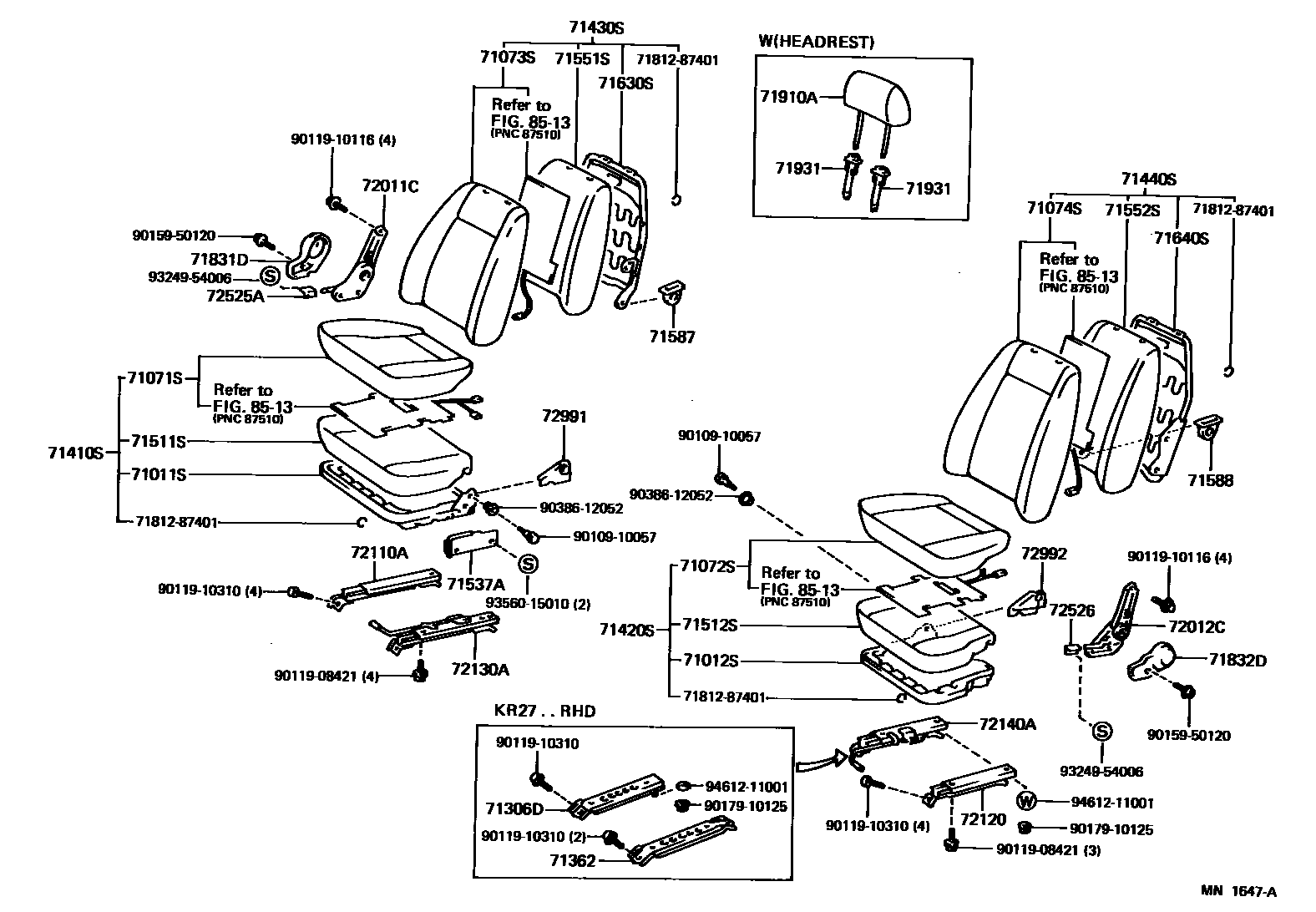 Parts diagram