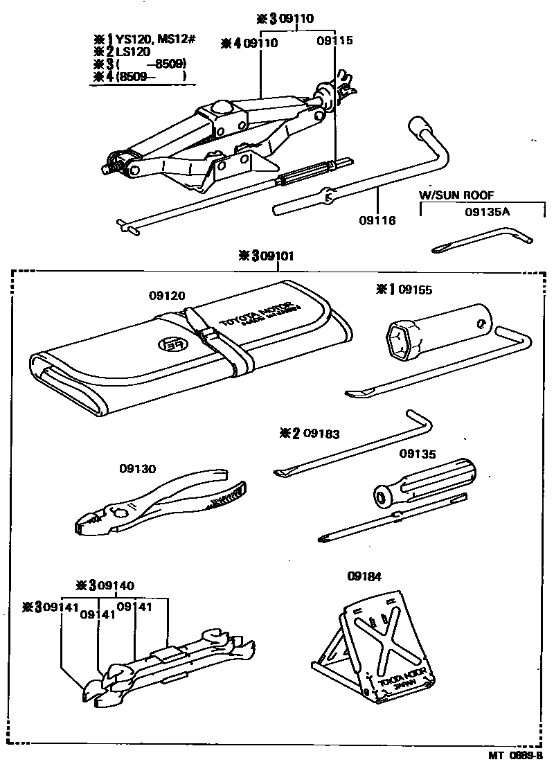 Parts diagram
