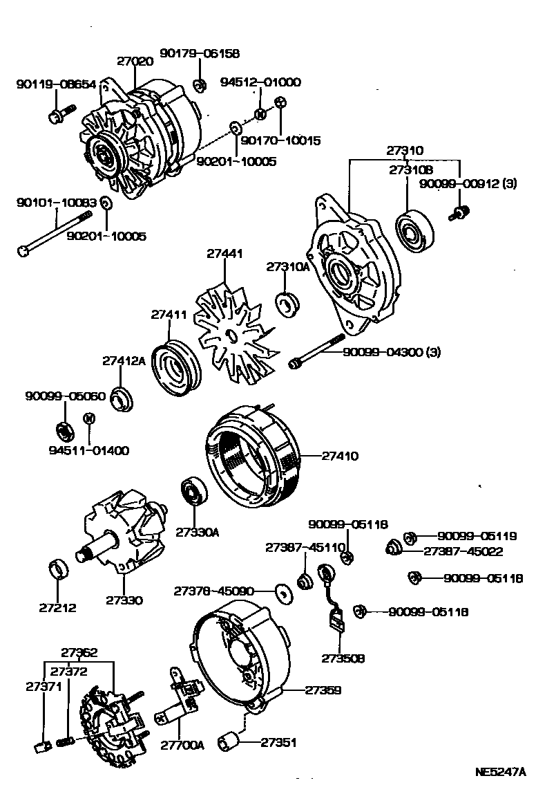 Parts diagram