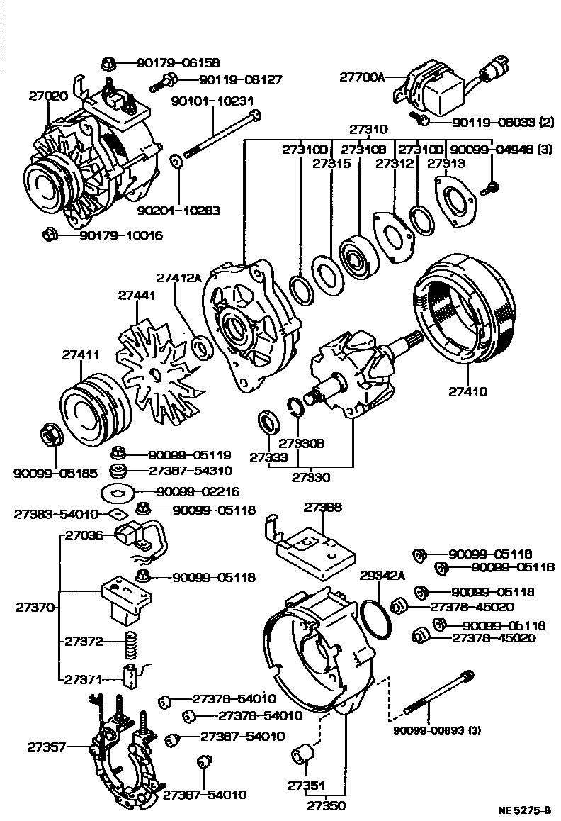 Parts diagram