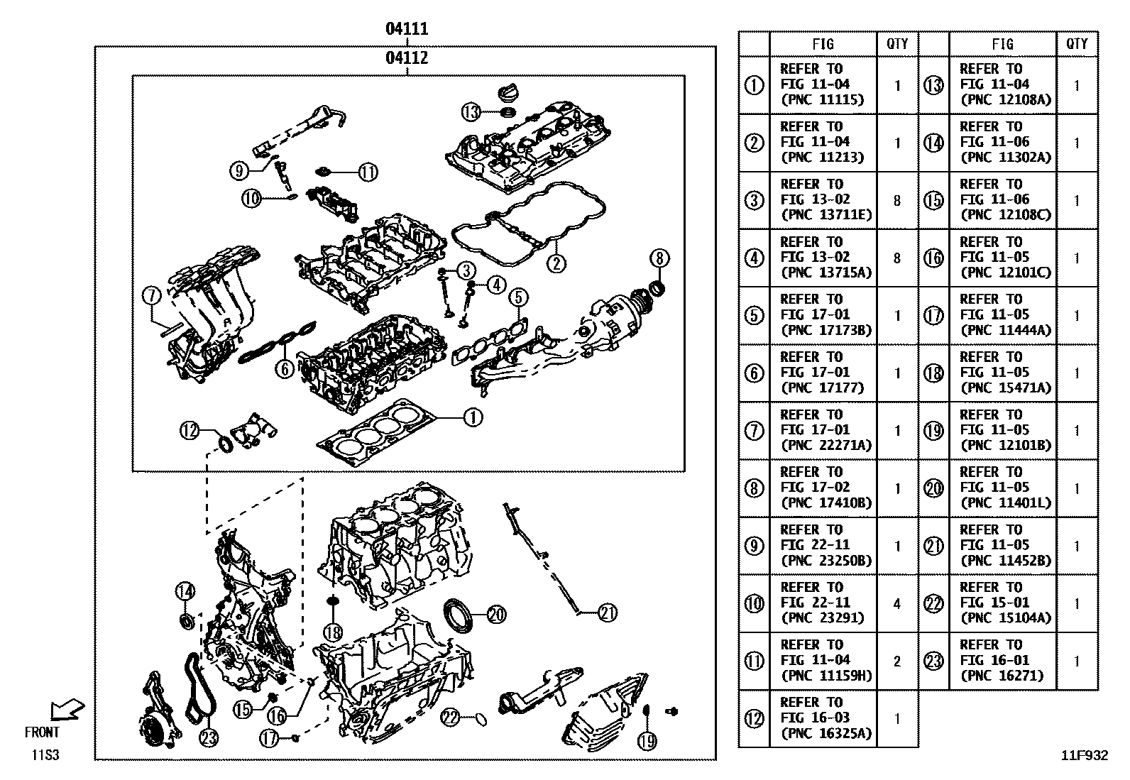 Parts diagram