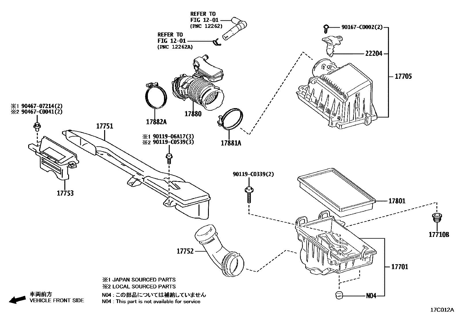Parts diagram
