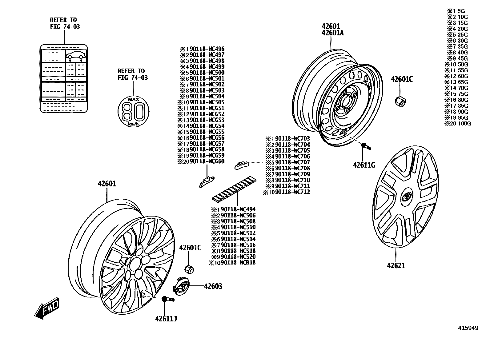 Parts diagram