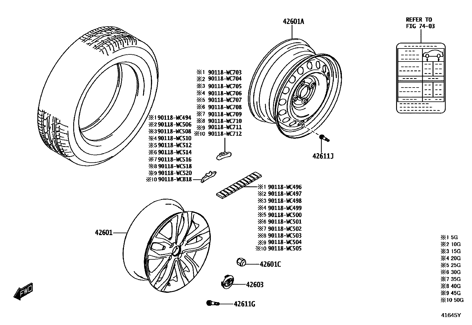 Parts diagram