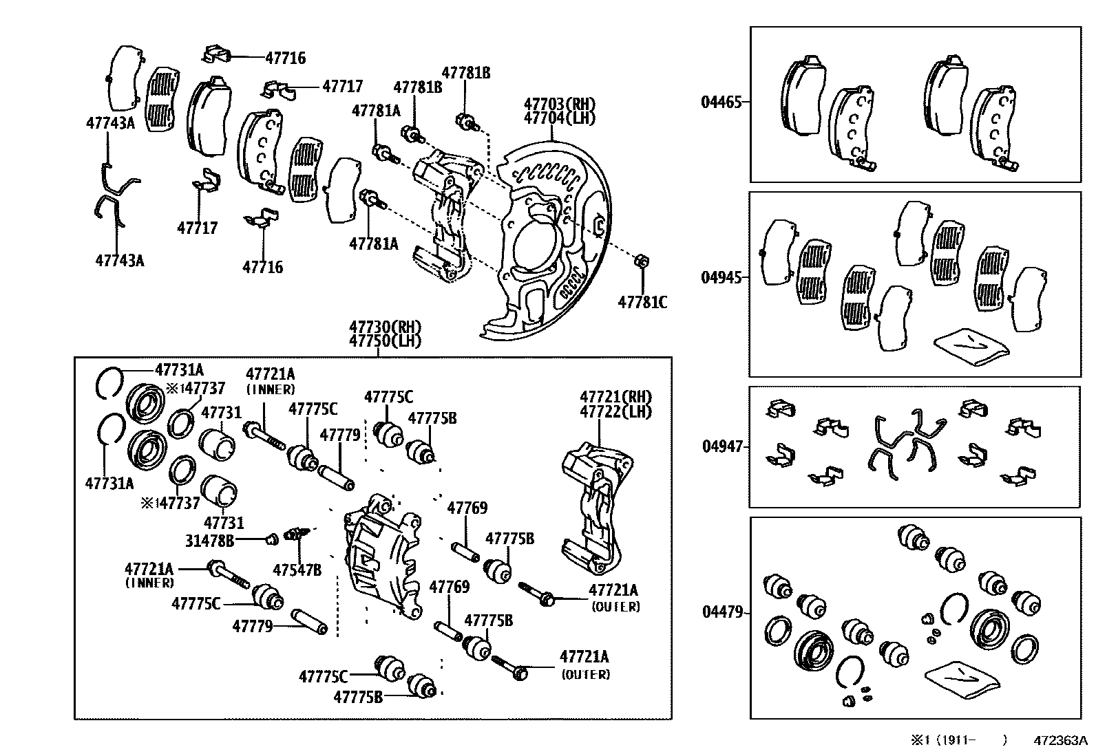 Parts diagram