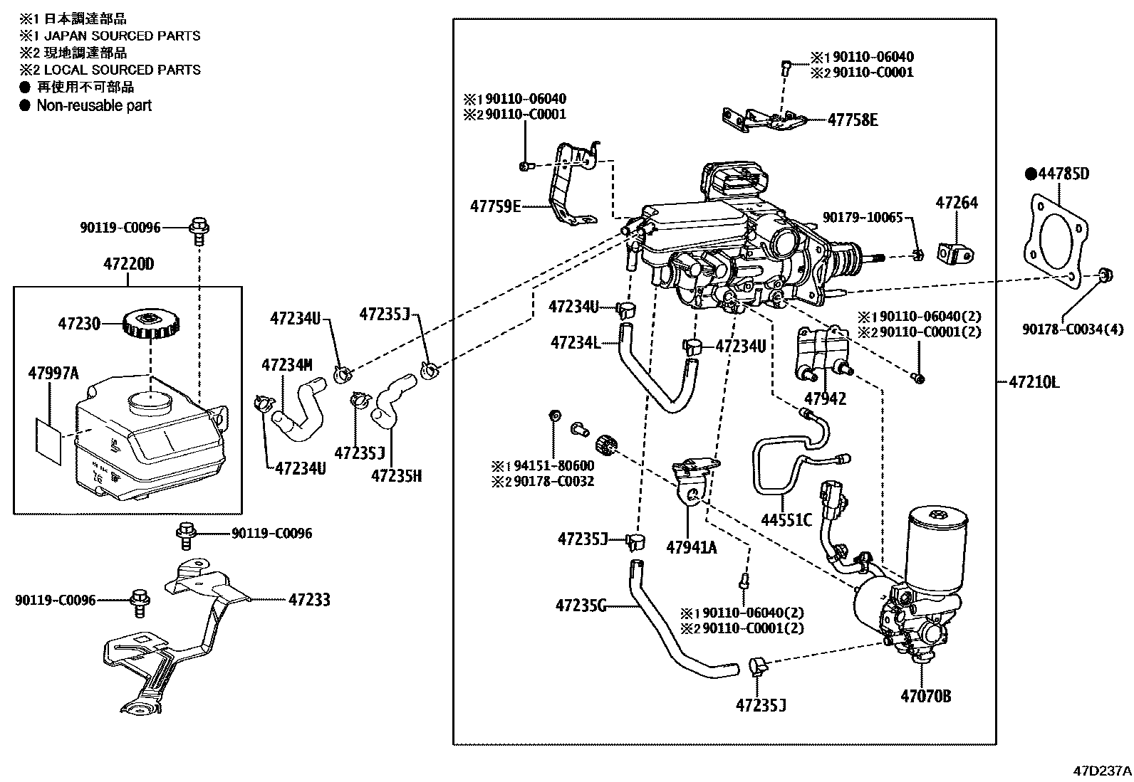 Parts diagram
