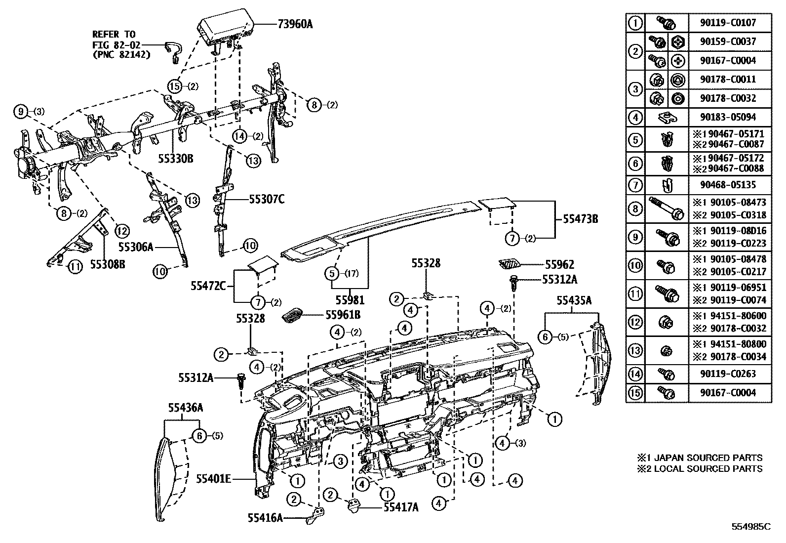 Parts diagram