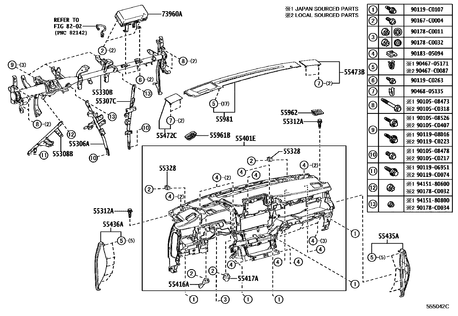 Parts diagram