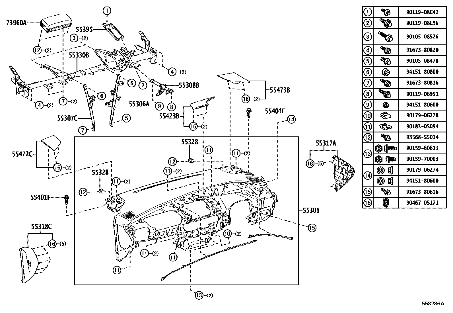 Parts diagram