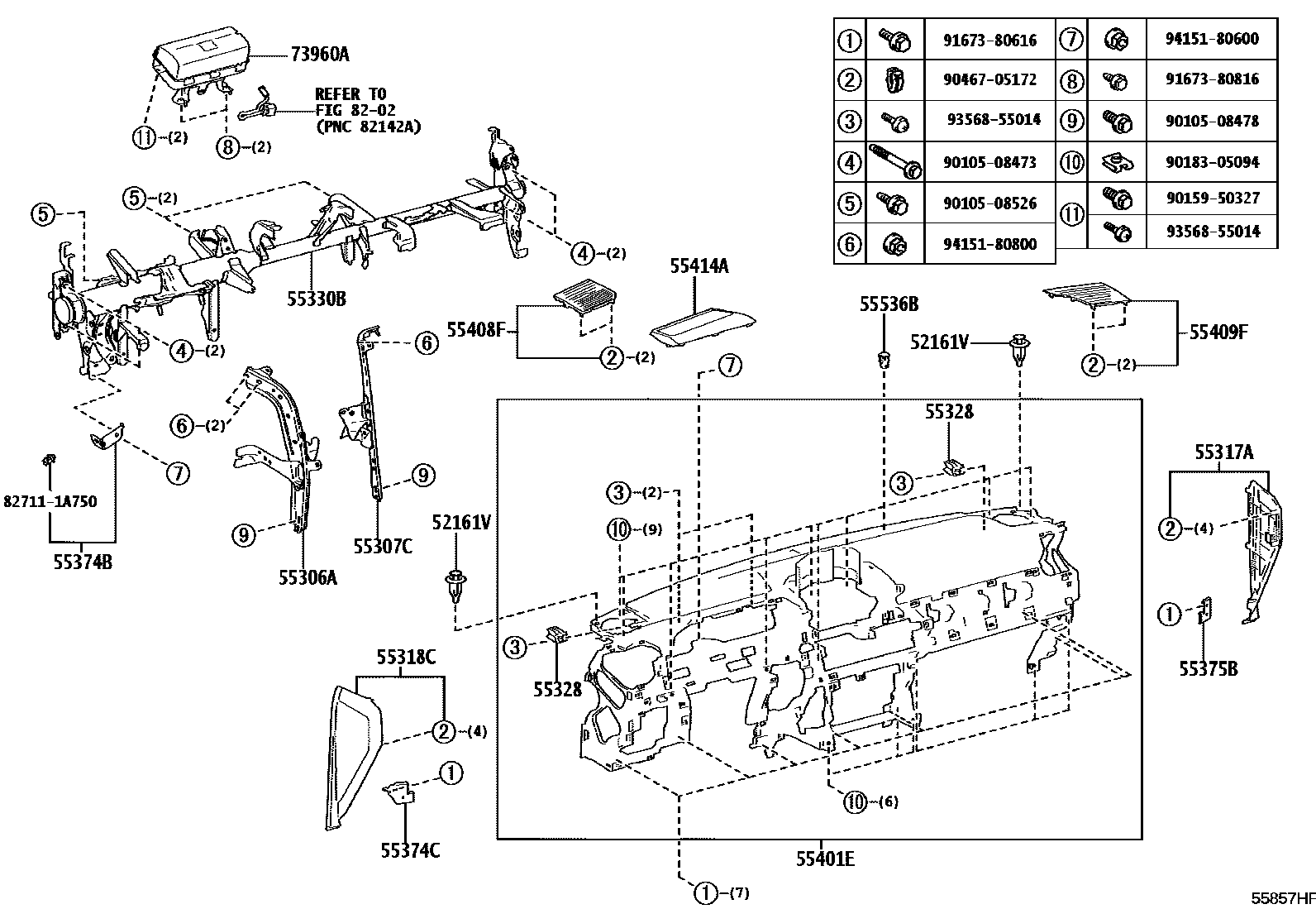 Parts diagram