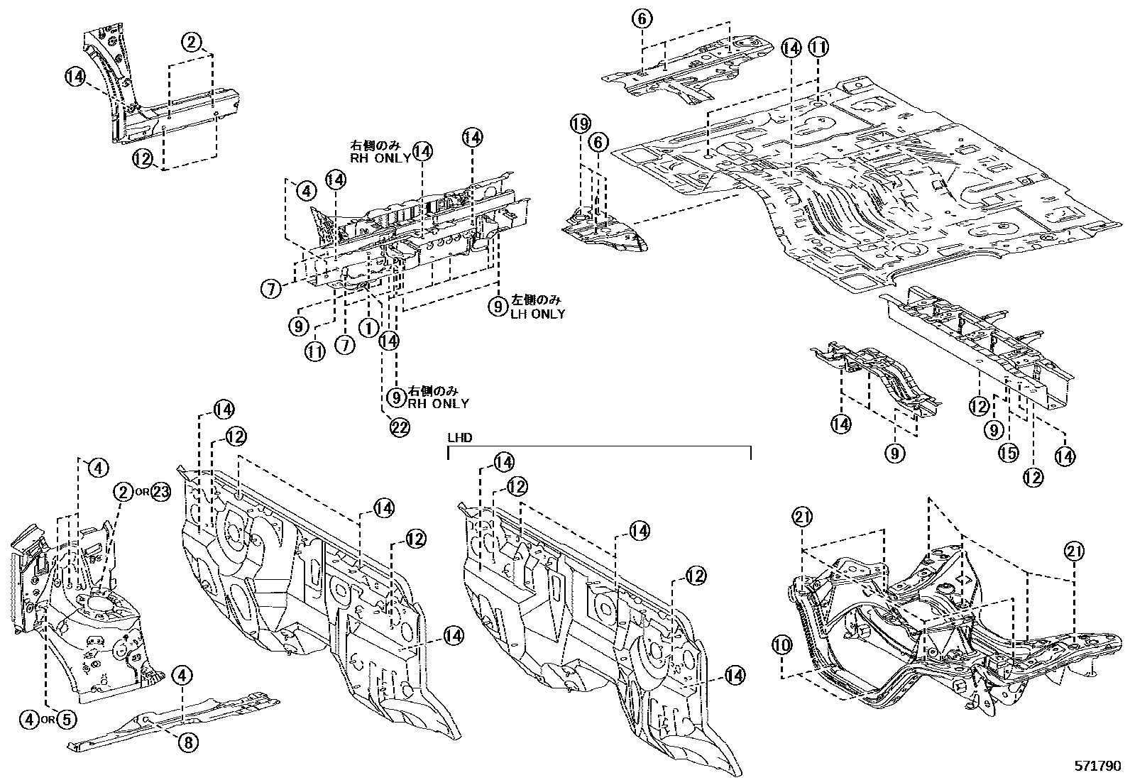Parts diagram
