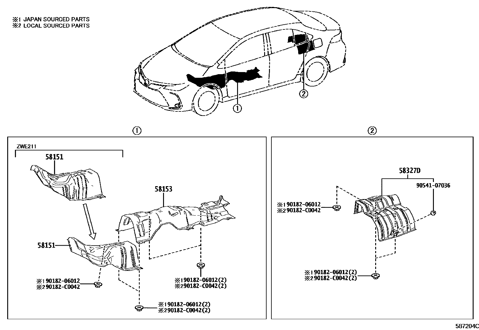 Parts diagram