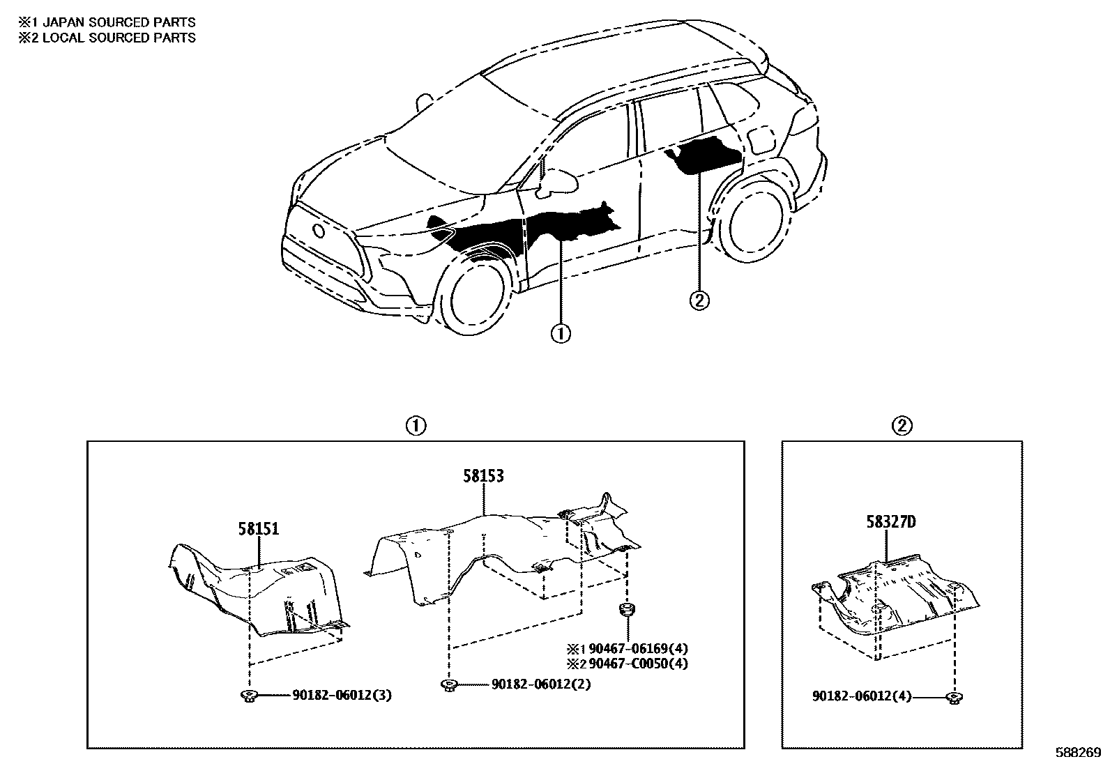 Parts diagram