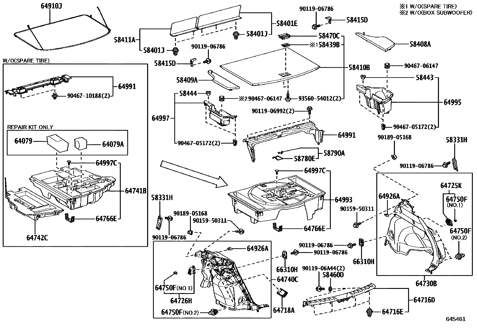 Parts diagram
